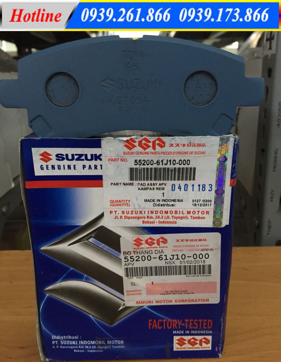 BỐ THẮNG DĨA SUZUKI PRO